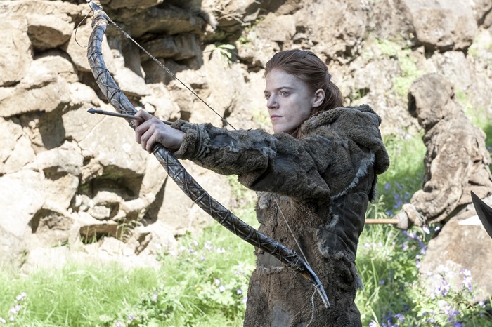 Ygritte from Game of Thrones with bow