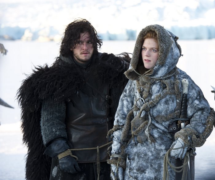 Jon Snow and Ygritte from Game of Thrones