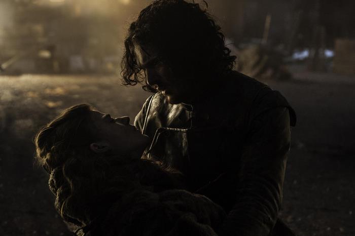Ygritte and Jon Snow from Game of Thrones