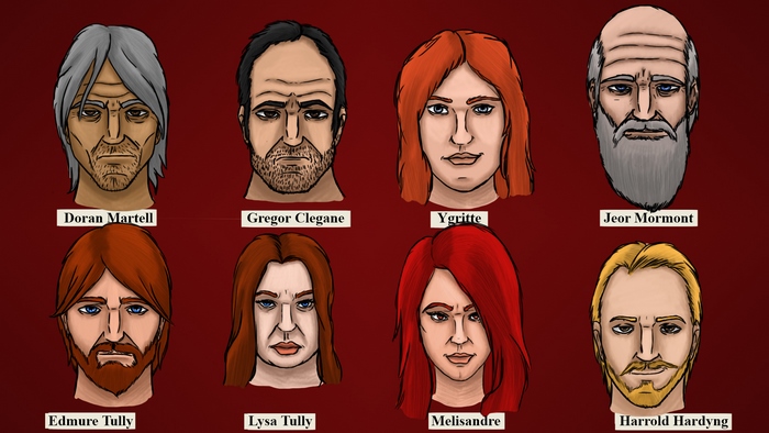 Ygritte from Game of Thrones and other characters