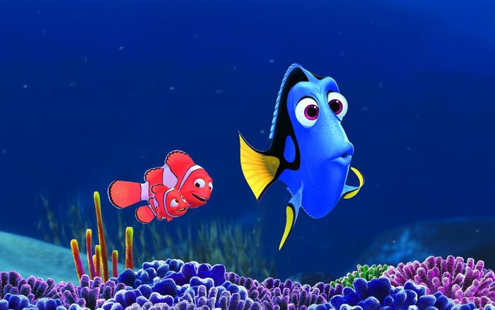 Dory and Nemo from Finding Nemo