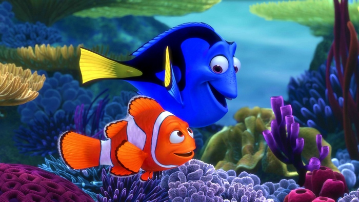 Dory and Nemo from Finding Nemo