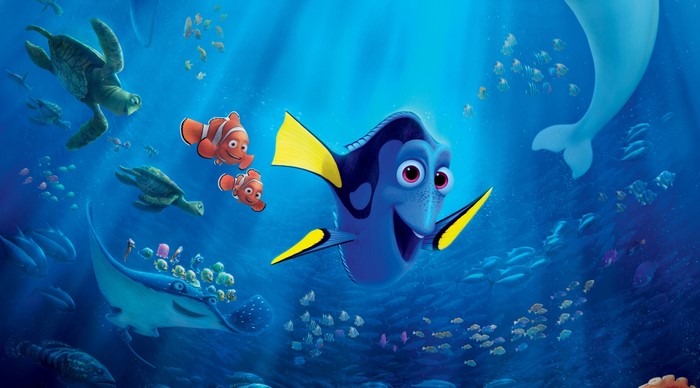 Dory and friends from Finding Nemo