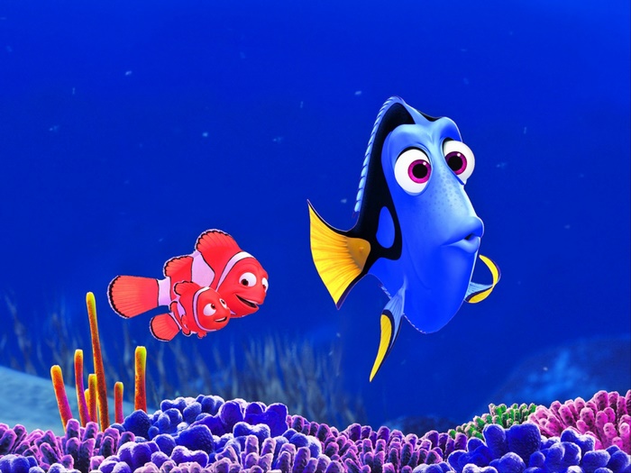 Dory and Nemo from Finding Nemo