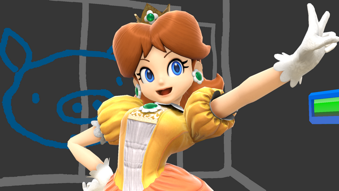 Princess Daisy from Super Smash Bros.