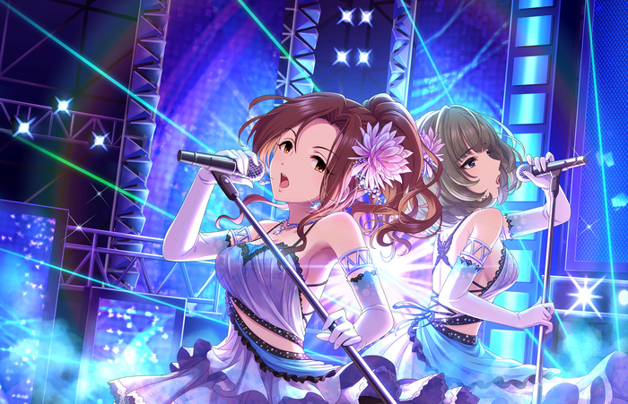 Kaede Takagaki singing on stage