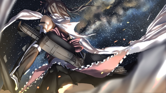 Sendai from Kancolle in space