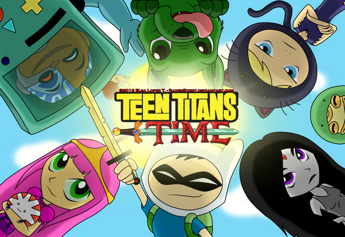 Teen Titans Go! and Adventure Time crossover