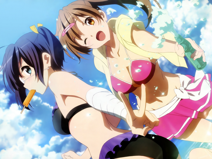 Rikka Takanashi and Shinka Nibutani from Chuunibyou