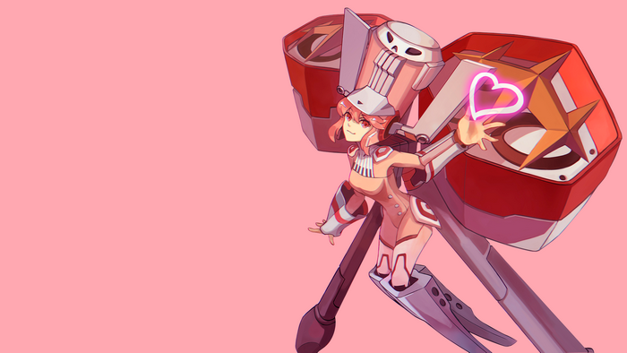 Nonon Jakuzure with a giant hammer