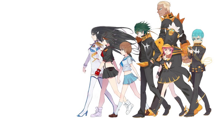 Kill la Kill characters walking
