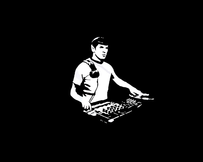 Spock DJing