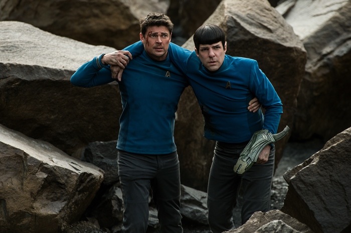 Spock and McCoy from Star Trek