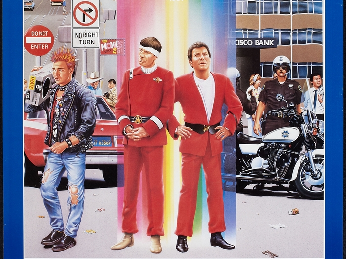 Spock and Kirk from Star Trek IV: The Voyage Home