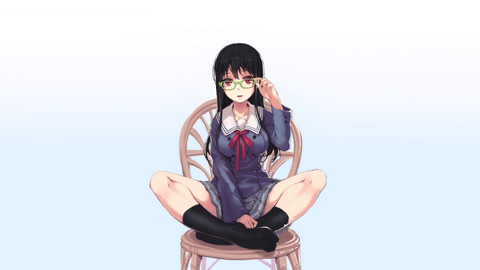 Mitsuki Nase sitting on a chair