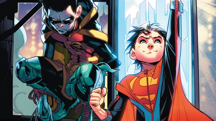 Robin and Superboy from DC Comics