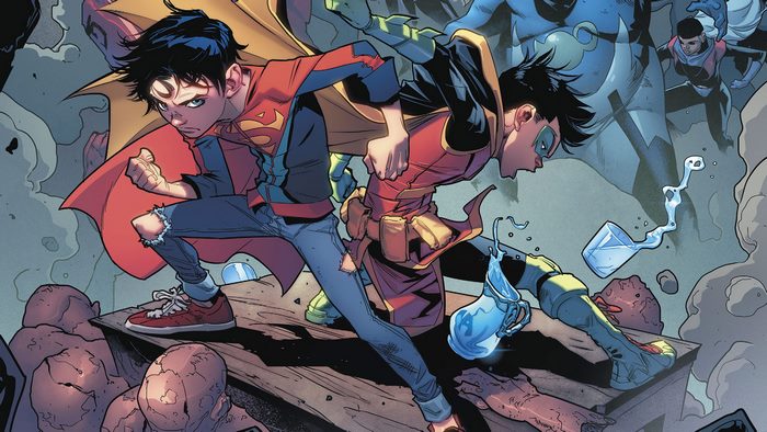 Superboy and Robin from DC Comics