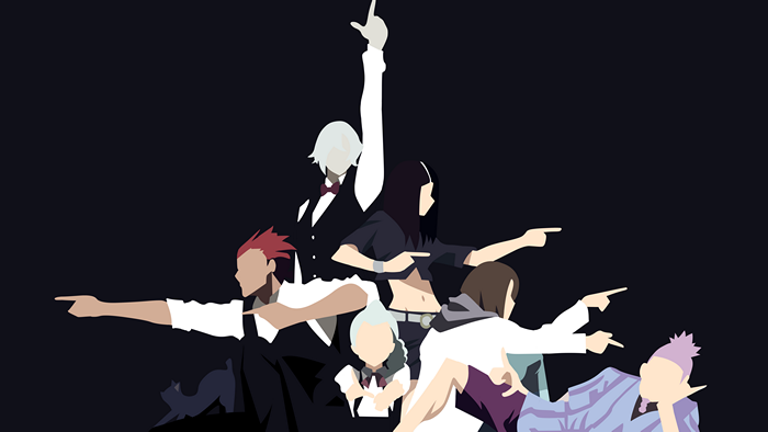 Decim and characters from Death Parade