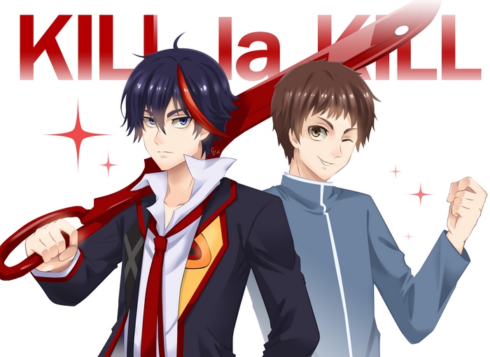 Ryuko Matoi and Ira Gamagoori from Kill la Kill