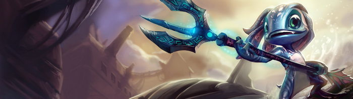 Fizz from League of Legends with Trident