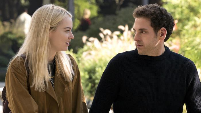 Jonah Hill and Emma Stone