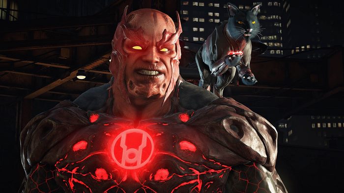 The Red Lantern and Strife from Injustice 2