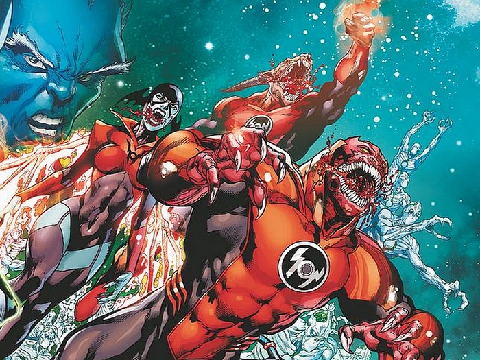 Red Lantern Corps in space