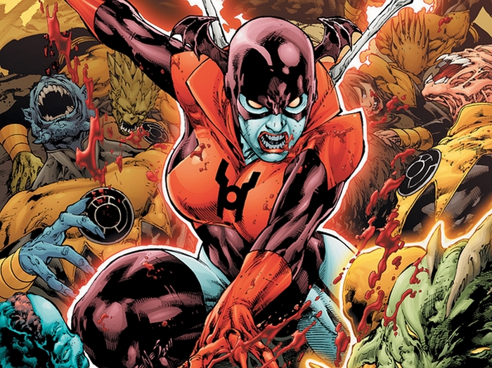 Red Lantern vs Yellow Lanterns