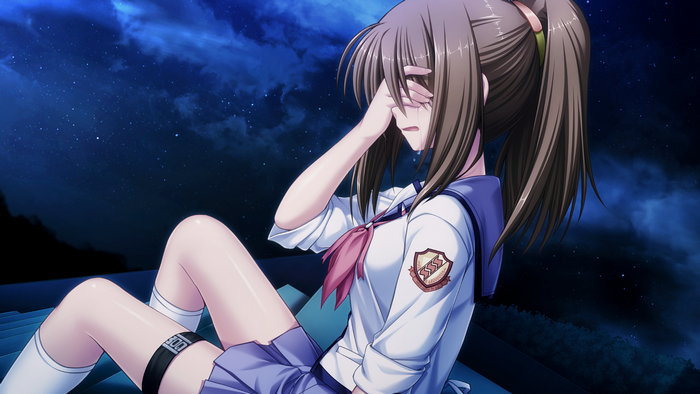 Hisako crying at night