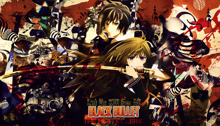 Rentaro Satomi and Enju Aihara from Black Bullet