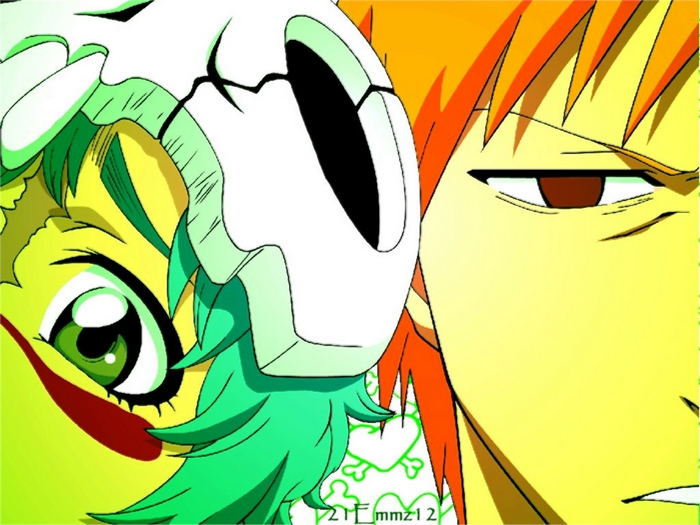 Nel Tu and Ichigo Kurosaki from Bleach