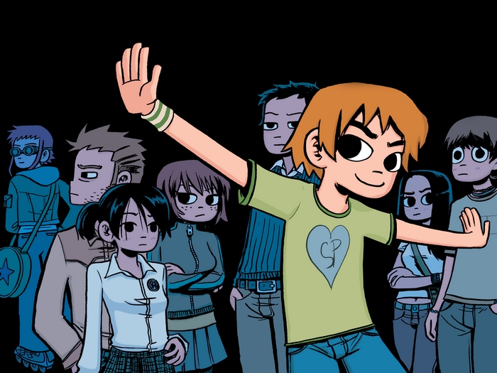 Scott Pilgrim and friends