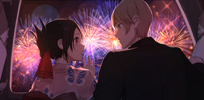 Kaguya-sama: Love Is War Kaguya Shinomiya and Miyuki Shirogane