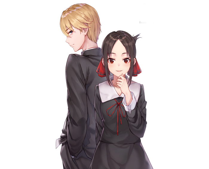 Miyuki Shirogane and Kaguya Shinomiya from Kaguya-sama: Love Is War