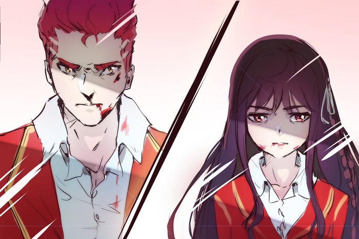 Suzune Horikita and male character