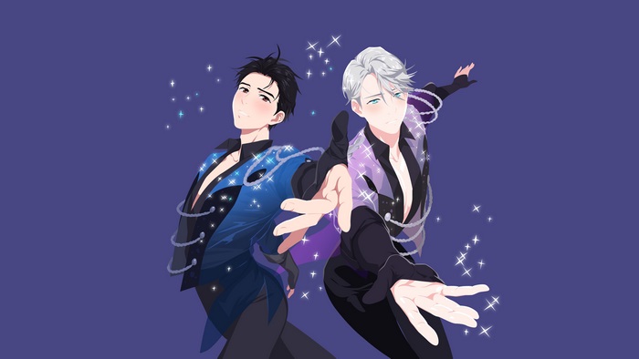 Yuri Katsuki and Viktor Nikiforov from Yuri!!! on Ice