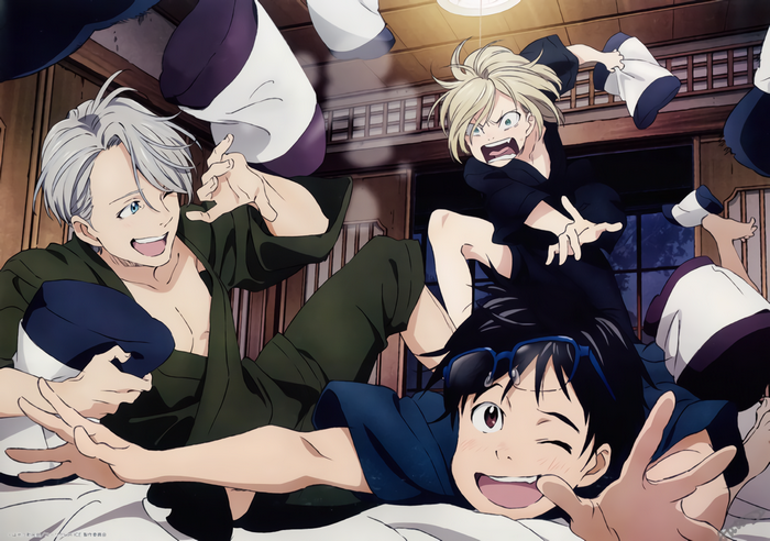 Yuri!!! on Ice: Victor, Yuri, and Yurio