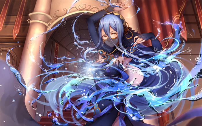 Azura from Fire Emblem with water magic