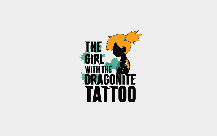 The Girl With The Dragonite Tattoo logo