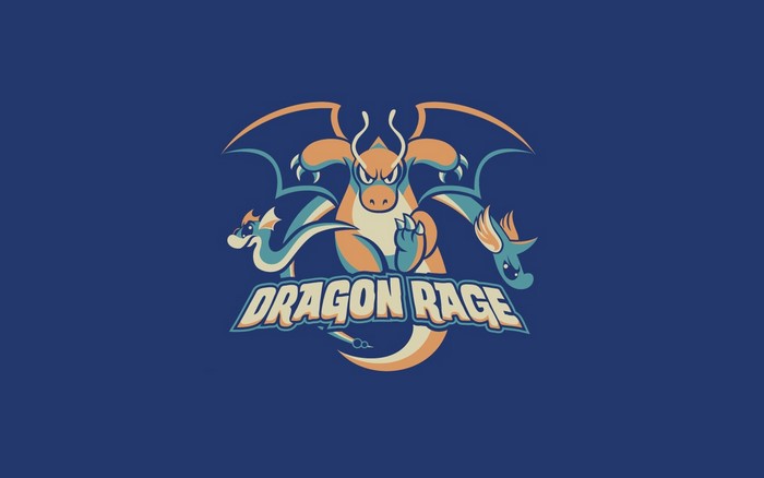 Dragonite from Pokemon Dragon Rage logo