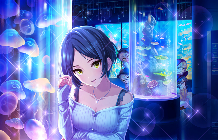 Shiki Ichinose at the Aquarium