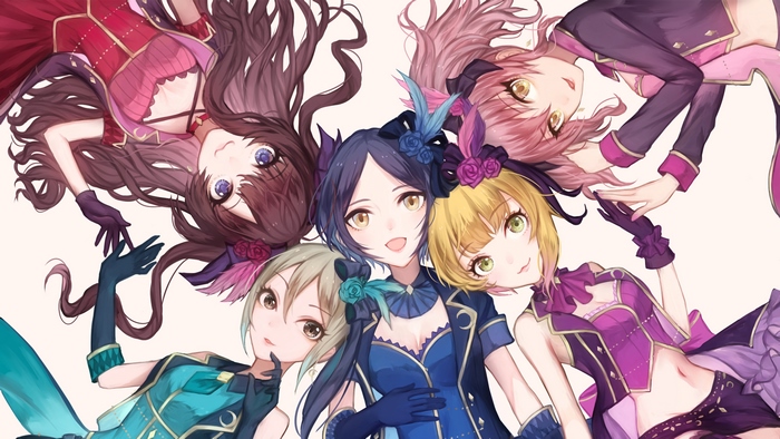 Shiki Ichinose and friends in colorful outfits