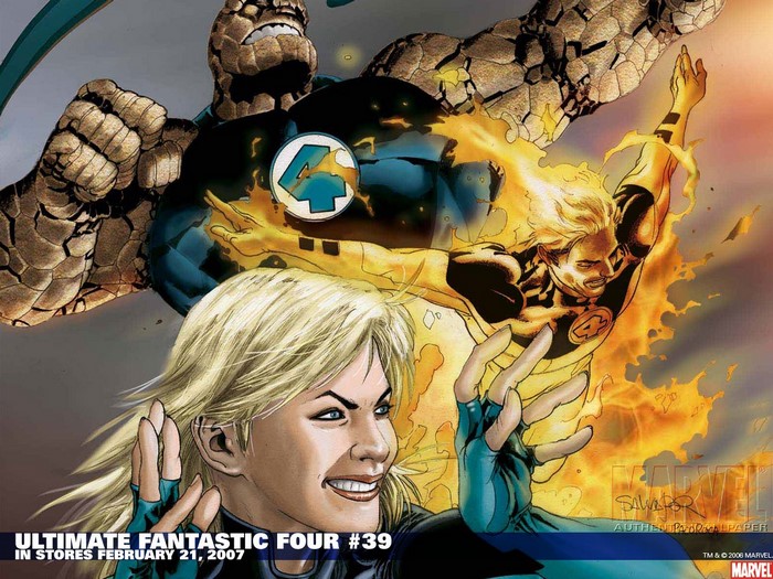 The Thing and Human Torch from Ultimate Fantastic Four