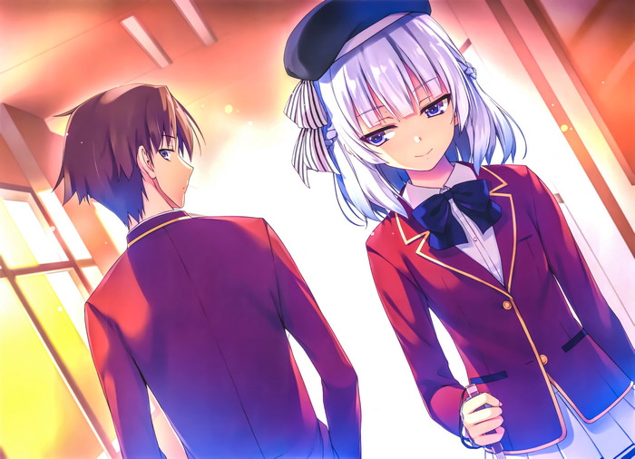 Kiyotaka Ayanokōji and Kei Karuizawa from Classroom of the Elite