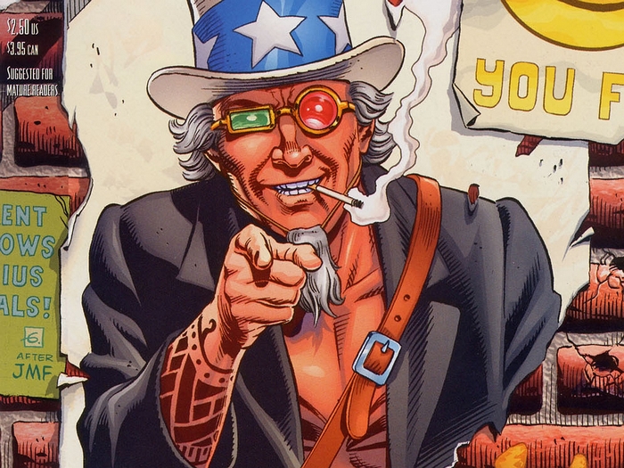 Spider Jerusalem from Transmetropolitan