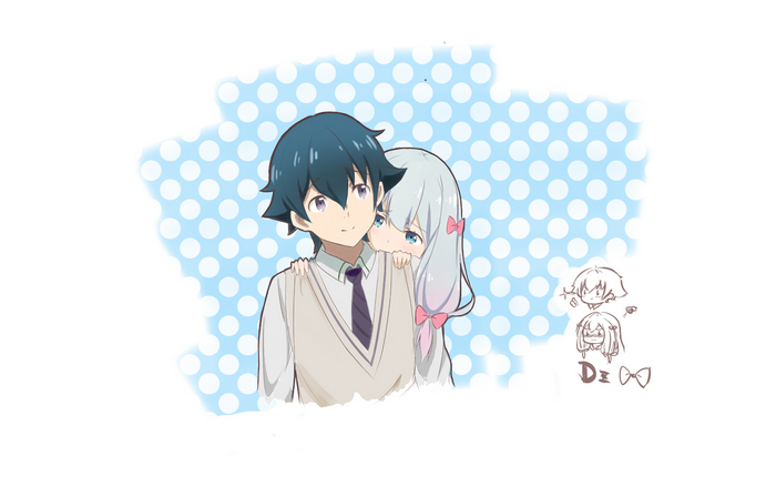 Masamune Izumi and Sagiri Izumi