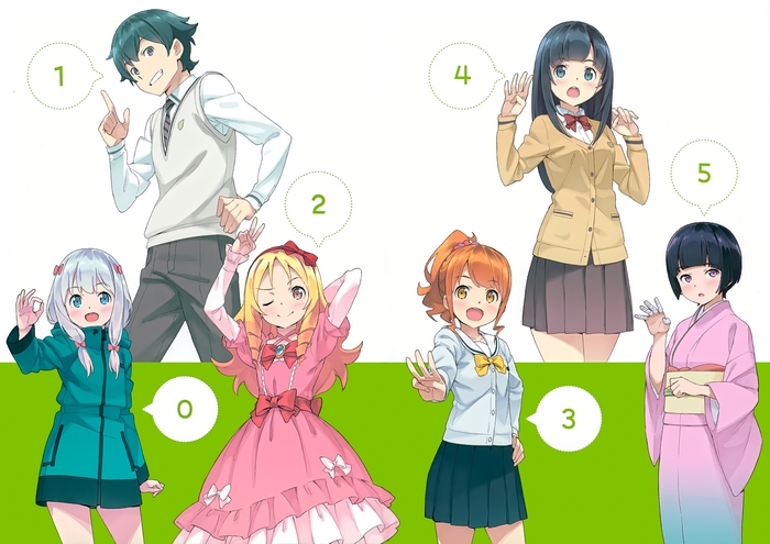Characters from Eromanga Sensei