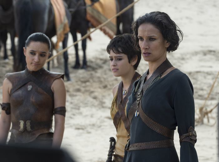 Ellaria Sand and two women