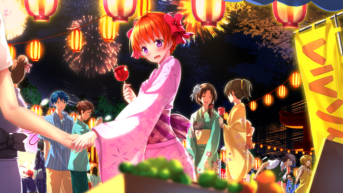 Chiyo Sakura at a Summer Festival