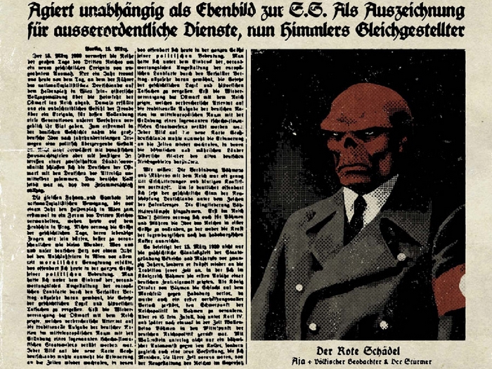 Red Skull from Der Völkischer Beobachter